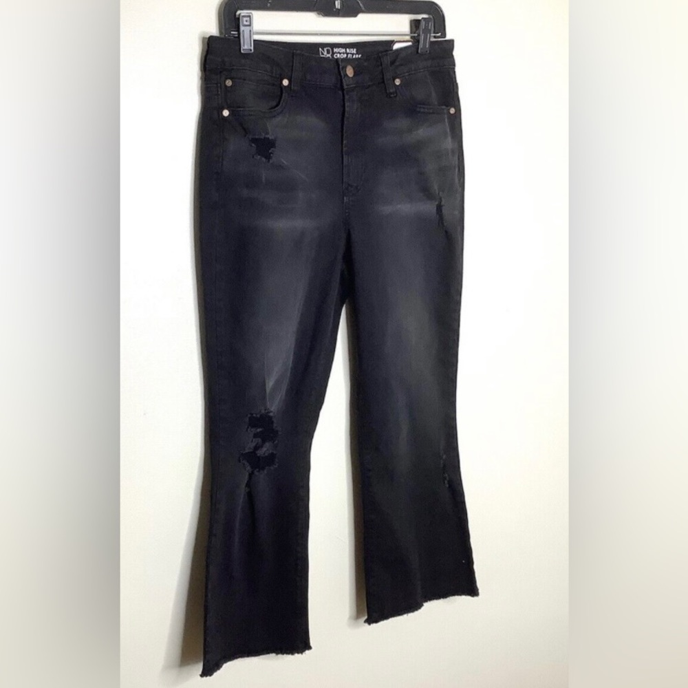 Black flare high waisted jeans!